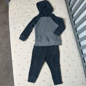 NWOT Cat & Jack Kids' Black and Gray Jogger Set